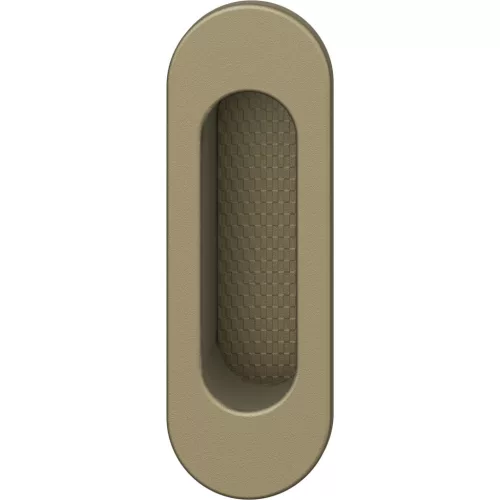 FSB tolóajtó kagyló 42 4215 ovális 35x105mm alumínium középbronzszínű