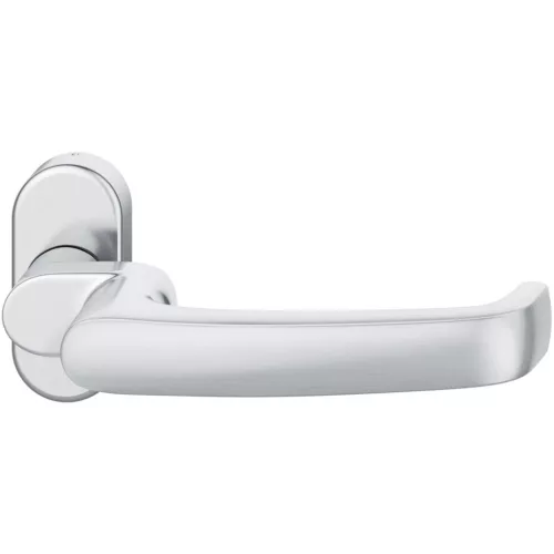 FSB keretes ajtó kilincs hajlított 6 1016 fenntartórugó B EN179 nemesacél matt