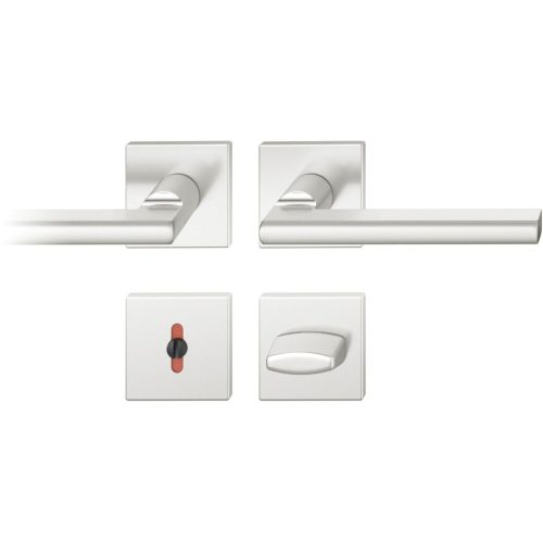 FSB kilincsgarnitúra 12 1035 ASL szögletes rozetta WCrozsdamentes acél matt