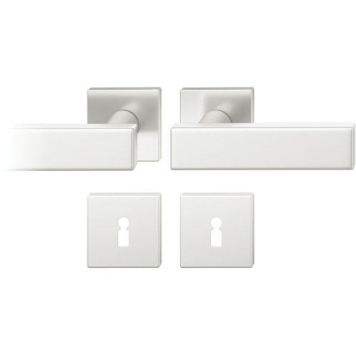 FSB kilincsgarnitúra 12 1003 ASL szögletes rozettaBB ezüst eloxált