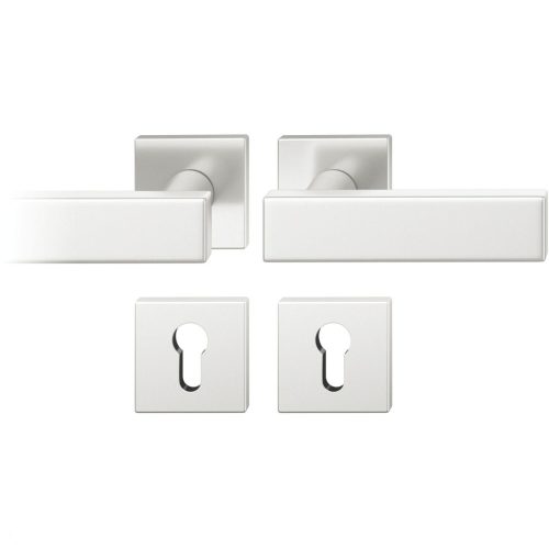 FSB kilincsgarnitúra 12 1003 ASL szögletes rozetta PZ s ezüst eloxált