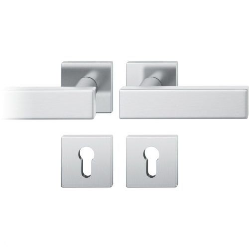 FSB kilincsganitúra 12 1003 ASL szögletes rozetta PZ rozsdamentes acél matt