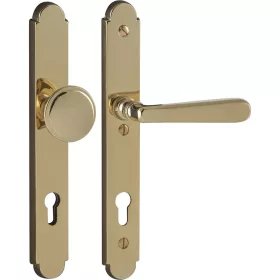   Marchesi hosszúpajzsos Biztonsági váltógarnitúra ALT-WIEN PZ 92 sárgaréz fényes PVD