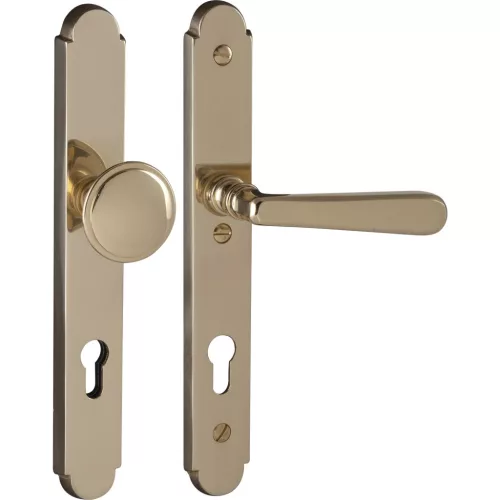 Marchesi biztonsági hosszúpajzsos váltógarnitúra ALT-WIEN PZ 88 fényes réz