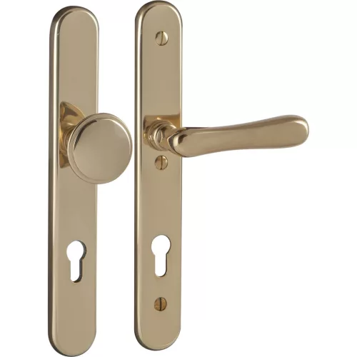 Marchesi biztonsági hosszúpajzsos váltógarnitúra ELEGANT/22 PZ 88 fényes réz