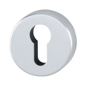   HOPPE hengerzár-rozetta, ? 53 mm, 9 mm magas, ezüst eloxált