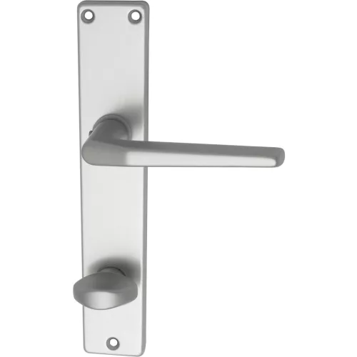 SCH-Line hosszúpajzsos Kilincsgarnitúra EUROPA WC 90 -38 42 ezüst eloxált