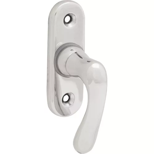 GRUNDMANN ablakkilincs WG ELEGANT 505 ívelt stift 7 x 35 mm fényes alu