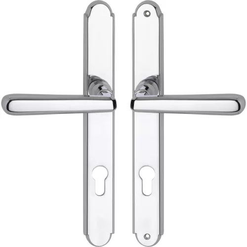 Grundmann biztonsági kilincsgarnitúra ALT WIEN PZ 88 krómozott sárgaréz