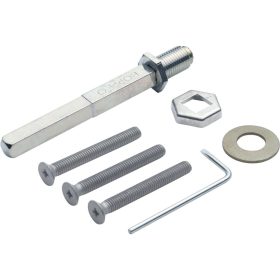   rögzítőszett gyorsstift bizt. gomb/kilincs garnitúrahez, ajtóvast. 87-92 mm