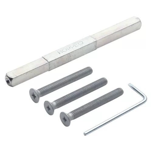 rögzítőszett gyorsstift bizt. kilincsgarnitúrához, ajtóvast. 47-52 mm