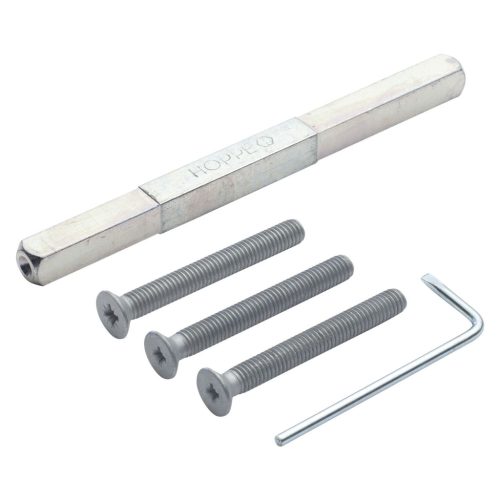 rögzítőszett gyorsstift bizt. kilincsgarnitúrához, ajtóvast. 72-77 mm