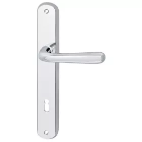   Marchesi rozettás kilincsgarnitúra SONIA pajzs BB 90 32-45 sárgaréz krómozott