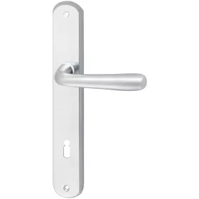   Marchesi rozettás kilincsgarnitúra SONIA pajzs BB 90 32-45 sárgaréz matt króm