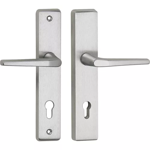 Marchesi biztonsági kilincsgarnitúra RIVA PZ 88 cilindervédő nélkül 15 ezüst