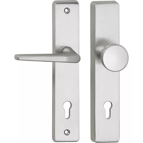 Marchesi kerekgombos váltógarnitúra RIVA 37-49/64-73 cilindervédő nélkül ezüst