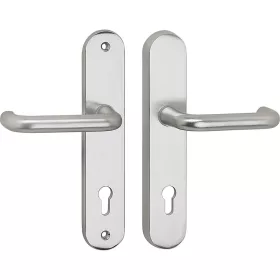   Marchesi biztonsági kilincsgarnitúra PZ 88 GARDA cilinder védő nélkül ezüst 50 x247 x15 RC2