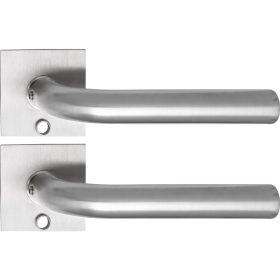   Solido kilincsgarnitúra DUBLIN Solo szögletes szintbe simuló BB rozsdamentes