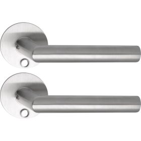   Solido kilincsgarnitúra NORWEGEN Solo kerek szintbe simuló BB rozsdamentes