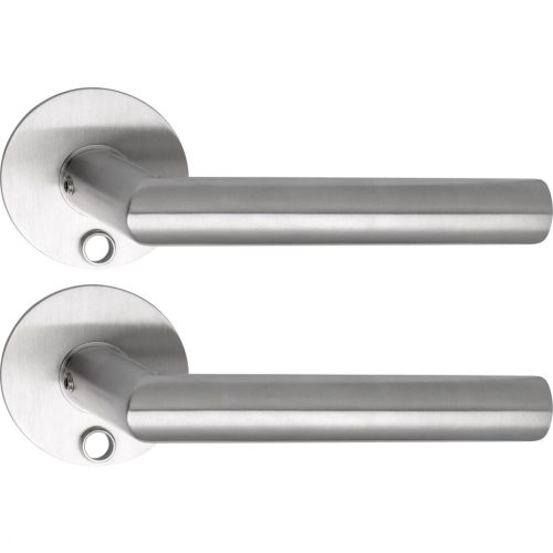 Solido kilincsgarnitúra NORWEGEN Solo kerek szintbe simuló BB rozsdamentes