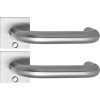 Solido laposrozettás kilincsgarnitúra TALIN Solo szögl. kulcshoz nemesacél