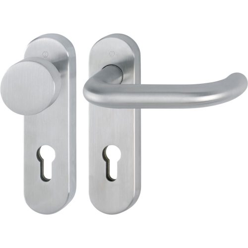 HOPPE PARIS Rövidpajzsos Kilincsgarnitúra PZ  nemesacél matt