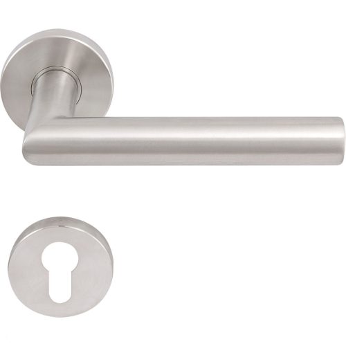 Solido rozettás kilincsgarnitúra NORWEGEN PZ 38 - 45 nemesacél matt