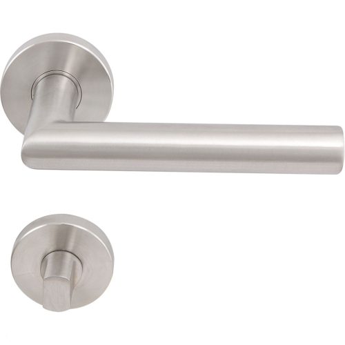 Solido rozettás kilincsgarnitúra NORWEGEN DIN WC 38 - 45 nemesacél matt