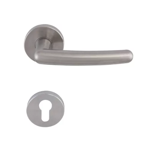 Solido rozettás kilincsgarnitúra PRAG PZ matt nikkel