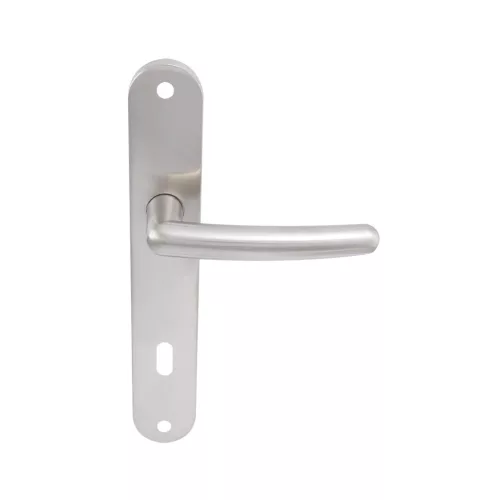 Marchesi hosszúpajzsos kilincsgarnitúra PRAG BB 90 matt nikkel