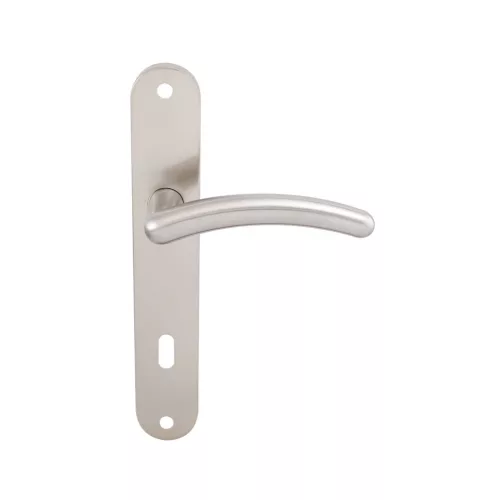 Marchesi hosszúpajzsos kilincsgarnitúra GENF BB 90 matt nikkel