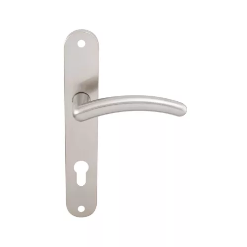 Marchesi hosszúpajzsos kilincsgarnitúra GENF PZ 88 matt nikkel