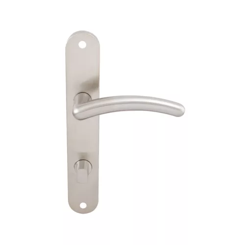 Marchesi hosszúpajzsos kilincsgarnitúra GENF WC 90 jobbos matt nikkel