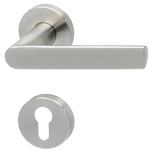 Solido rozettás kilincsgarnitúra DOVER PZ 38 - 45 kilincsgarnitúra nemesacél/matt FH