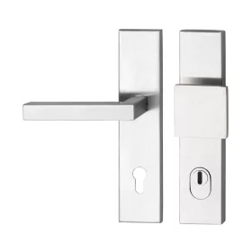   Marchesi hosszúpajzsos Biztonsági váltógarnitúra MALMÖ DIN PZ 92 RC3 magvédett fekete nemesacél