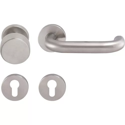 Solido rozettás tűzgátló váltógarnitúra TALIN PZ 35-45 9 mm nemesacél matt