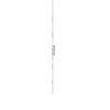 felcsavarozható pánt B 3027 rögzített csappal 120 x 160 mm rozsdamentes acél