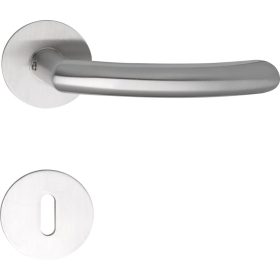   Marchesi rozettás kilincsgarnitúra HELSINKI lapos rozettás kerek BB rozsdamentes matt