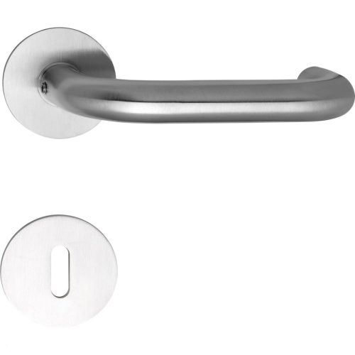 Marchesi rozettás kilincsgarnitúra TALIN lapos rozettán BB matt nemesacél