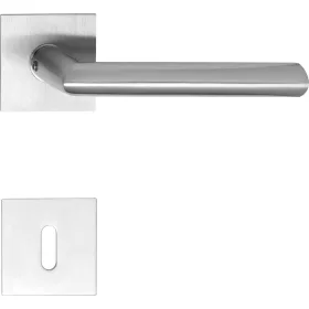   Marchesi fogantyúgarnitúra SOLIDO GLASGOW lapos rózsán szögl. BB szatinált nemesacél