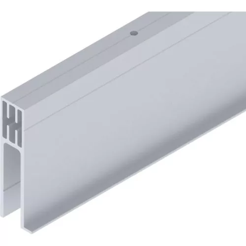 SOLIDO 100/HELM oldalpanel profilüveg L=6000 mm méretre gyártva ezüst eloxálva