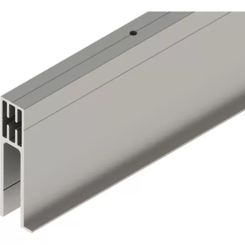 SOLIDO 100/HELM profil üveg oldalbetétekhez 6000mm méretre nemesacélhatású