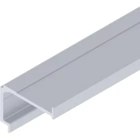   SOLIDO 100/HELM szerelősín burkolathoz ezüst eloxált méretre vágva