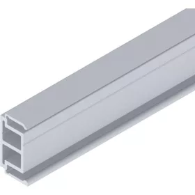   SOLIDO 100/HELM távtartóprofillal 15 mm ezüst eloxált L=6000 méretre vágva