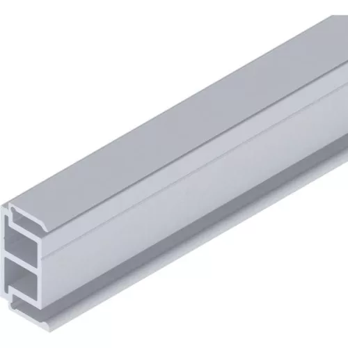 SOLIDO 100/HELM távtartóprofillal 15 mm ezüst eloxált L=6000 méretre vágva