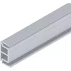 SOLIDO 100/HELM távtartóprofillal 15 mm ezüst eloxált L=6000 méretre vágva