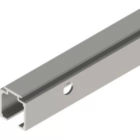   SOLIDO 100 futósín oldalfurattal 2000 mm nemesacél hatású