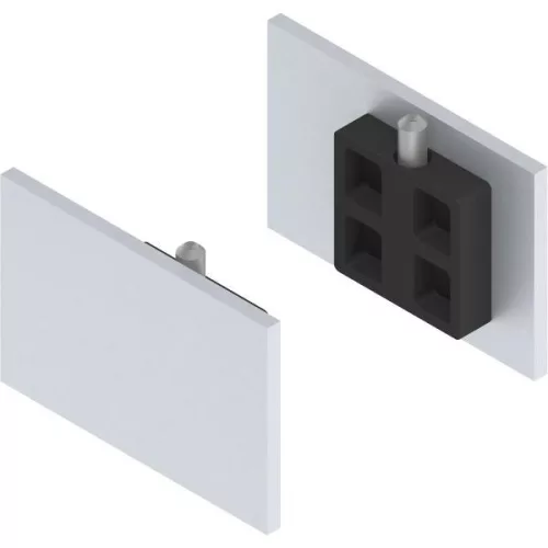 SOLIDO 100/HELM takarószett felcsíptethető ME távtartó profillal ezüst