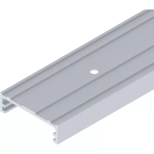 rögzítősín SOLIDO 100/HELM fali táskához ezüst eloxált méretre vágva