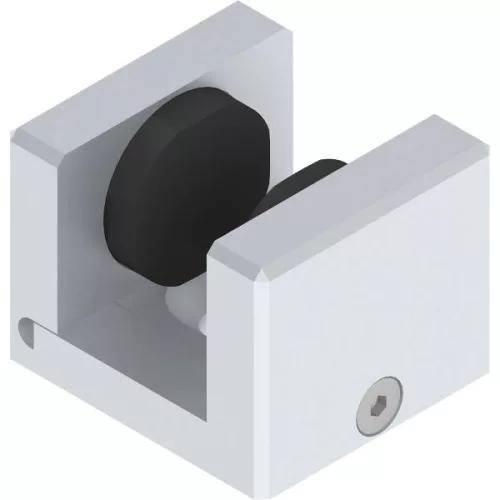 HELM GT-S padlóvezető szerelés a a mennyezettel síkban üveg 8-1276mmezüst